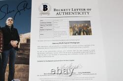 JOURNEY BAND SIGNED 11x14 PHOTO x5 BECKETT COA ARNEL NEAL SCHON STEVE SMITH TOUR