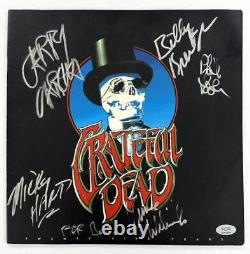 Jerry Garcia & Grateful Dead Band Signed Autograph Concert Program Book PSA COA