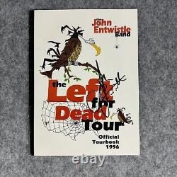 John Entwistle Band The Who Left For Dead Tour book 1996 Signed Autographed