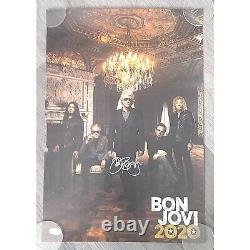 Jon Bon Jovi Signed 2020 Poster 13x19 Inch Concert Tour Rock Autograph JSA COA