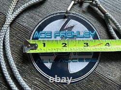 Kiss ACE FREHLEY Laminate Pass Concert Tour 2012 SIGNED by 2 Solo Band Members