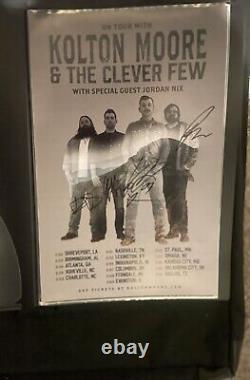 Kolton Moore & The Clever Few 2024 Tour Poster Signed / Autographed By Band