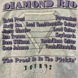 L 1992 Signed Diamond Rio Country Band Tour Tee