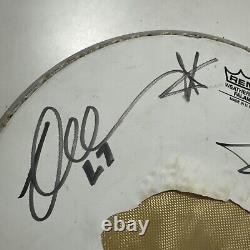 L7 AUTOGRAPHED Signed Snare Band Rare All Members Show Used Tour Memorabilia