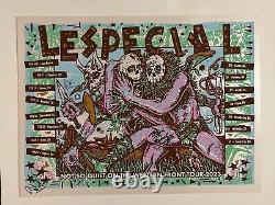 LESPECIAL BAND SIGNED'NOT SO QUIET ON THE WESTERN FRONT' TOUR POSTER 18x24