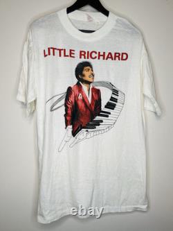 LITTLE RICHARD Vintage Tour Concert T-Shirt XL Autographed Signed