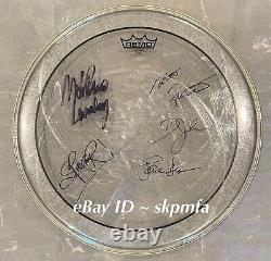 LOVERBOY Band Signed Played Drumhead 2024 Tour Paul Dean