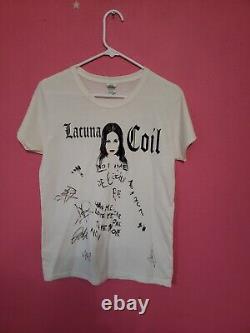Lacuna Coil Delirium Tour Concert Autographed Tshirt