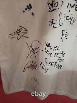 Lacuna Coil Delirium Tour Concert Autographed Tshirt