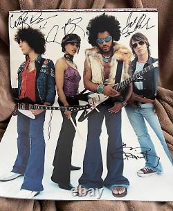 Lenny Kravitz Signed 2002 Tour Tourbook Poster Autographed By Entire Band Rare