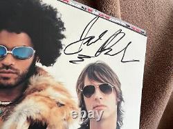 Lenny Kravitz Signed 2002 Tour Tourbook Poster Autographed By Entire Band Rare