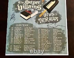 Less Than Jake 2011 Tour Poster Autographed By The Entire Band! Rare