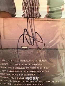 Limited Edition Incubus Morning View tour poster, signed by the band