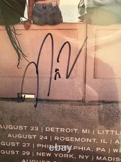 Limited Edition Incubus Morning View tour poster, signed by the band