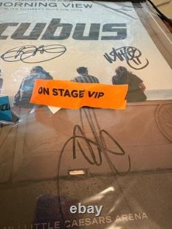 Limited Edition Incubus Morning View tour poster, signed by the band