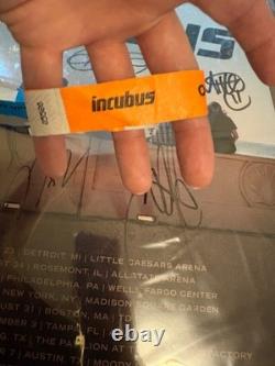 Limited Edition Incubus Morning View tour poster, signed by the band