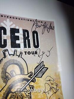Lucero 2017 Winter Tour Band Signed Poster With Esme Patterson Inscribed
