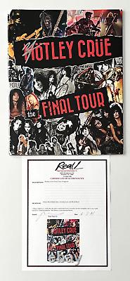 MOTLEY CRUE Band Signed x4 THE FINAL TOUR Program ROGER EPPERSON COA