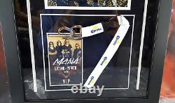 Mana Band Latino Power Tour Vip Pass Signed Autographed Photo Plaque Corona Beer