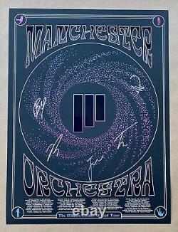 Manchester Orchestra 2021-22 Band Signed Poster Million Masks Of God TourMINT