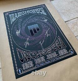 Manchester Orchestra 2021-22 Band Signed Poster Million Masks Of God TourMINT