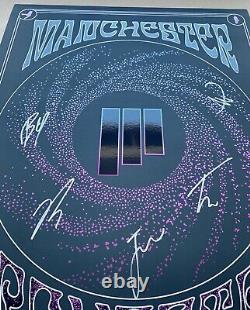 Manchester Orchestra 2021-22 Band Signed Poster Million Masks Of God TourMINT