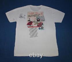 Manic Street Preachers Signed T-Shirt UK Tour 2010 Glam Rock Band Shirt Men's L