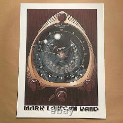 Mark Lanegan Band 2014 Tour Justin Hampton AP Signed Numbered 102/200 Poster