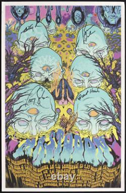 Mastodon Crack the Skye 2009 Tour Poster Autographed by Entire Band