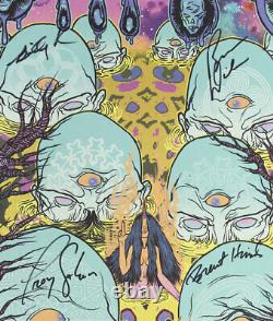 Mastodon Crack the Skye 2009 Tour Poster Autographed by Entire Band