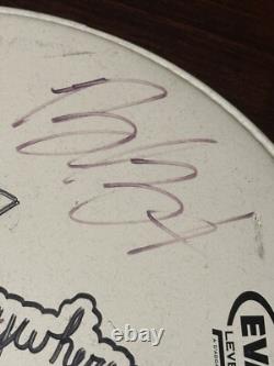 Mayday Parade Full Band Signed Drum Head 2019 Anywhere But Here Tour
