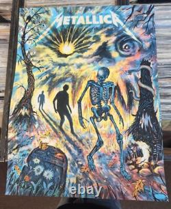 Metallica Sleepwalk My Life Away orig, TOUR POSTER! ARTIST PROOF! Signed & #