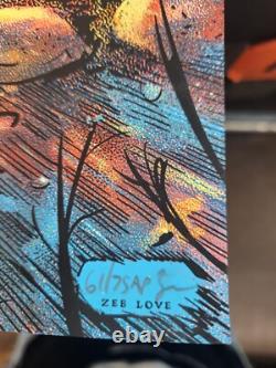 Metallica Sleepwalk My Life Away orig, TOUR POSTER! ARTIST PROOF! Signed & #