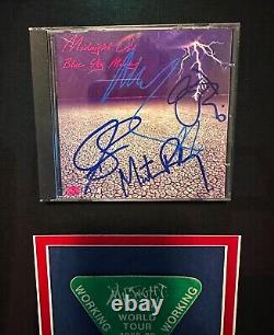 Midnight Oil Band Signed Blue Sky Mining CD & Tour Backstage Pass