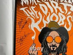 Mike Campbell & The Dirty Knobs Autographed 2022 Band-Signed Tour Poster Petty