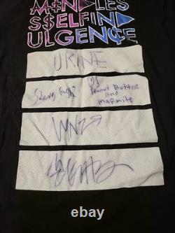 Mindless Self Indulgence 2013 Tour Double Sided Black T Shirt Mint Large Signed
