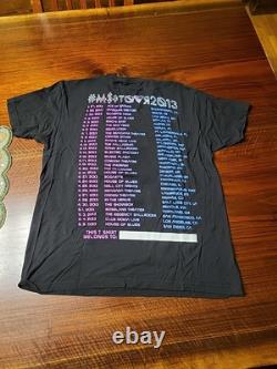 Mindless Self Indulgence 2013 Tour Double Sided Black T Shirt Mint Large Signed