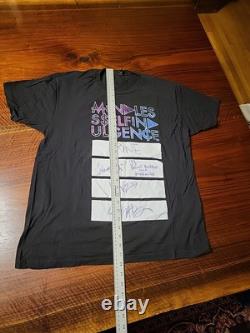 Mindless Self Indulgence 2013 Tour Double Sided Black T Shirt Mint Large Signed