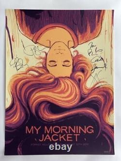 My Morning Jacket Band Signed Autograph 18x24 Concert Tour Poster Forest Hills