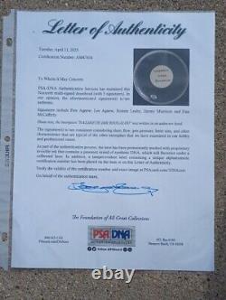 NAZARETH Band SIGNED Concert Used Drumhead PSA COA TOUR MERCH