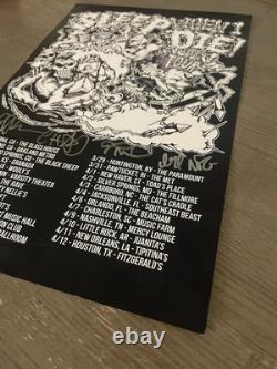 NEW FOUND GLORY (NFG) BAND Sleep When I Die Tour SIGNED POSTER (RARE)