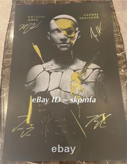 NOTHING MORE Poster Band Signed? Official Merch LARGE 24x36 Tour 2024 Carnal