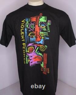 NWOT Vtg'99 Violent Femmes Guy Hoffman Autograph Concert Tour Band T-Shirt L