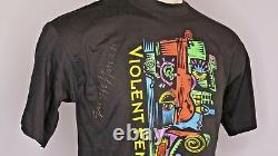 NWOT Vtg'99 Violent Femmes Guy Hoffman Autograph Concert Tour Band T-Shirt L