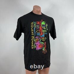 NWOT Vtg'99 Violent Femmes Guy Hoffman Autograph Concert Tour Band T-Shirt L