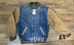 NWT denim Ringo Starr & His All Star Band Tour Jacket Medium signed jacket