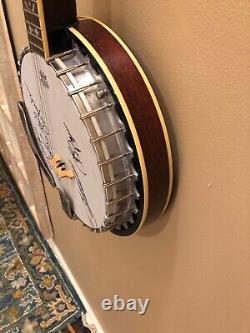 Nitty Gritty Dirt Band Autographed BANJO MOTHER OF PEARL DETAIL Rare 50th Tour