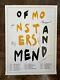 Of Monsters And Men 2019 Tour Poster Band Signed Limited Screenprint Kw Cd Dvd