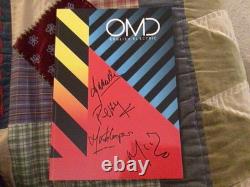 ORCHESTRAL MANOEUVRES IN THE DARK Electricity Tour Program Signed By Whole Band