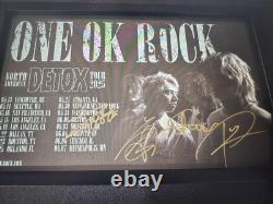 One Ok Rock Detox Tour Autographed Poster 2025 Limited Edition Individually Sign